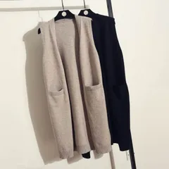 アウター ベスト ロング ロング丈 袖なし ノースリーブ 襟なし 前開き きれいめ シンプル カジュアル 大人 上品 おしゃれ お洒落 大人可愛い 大人女子 こなれ感 無地 春 秋 30代 40代 50代 レディース 女性用  ビジネス OL 通勤 お出かけ 