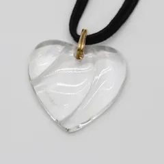 良品 バカラ ハートネックレス アクセサリー ジュエリー IGR 2000000 NSK