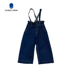 916◯ GLOBAL WORK サロペット　女の子　110 デニム