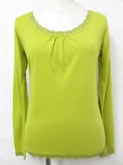 【送料無料】【未使用】 ナイスクラップ ONE AFTER ANOTHER 長袖カットソー レース刺繍 ■管理番号L17094SSS18-180105-50 （2）6/28