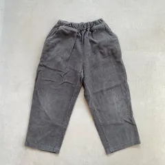 ［ ダメージ品 ］韓国子供服 コーデュロイ ワイドパンツ 110〜120cm ブラック