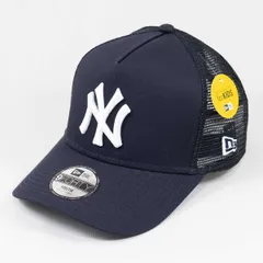 【ニューエラ正規品】KIDS 子供用  New Era® NEW ERA® ニューエラ 帽子 キッズ Youth 9FORTY A-Frame トラッカー MLB Trucker Cap ニューヨーク・ヤンキース ネイビー(商品番号：14392017)