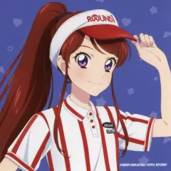 【中古】キャラカード 紫吹蘭(背景カラー) 「アイカツ! 10th STORY ～未来へのSTARWAY～×ROUND1 描き下ろし ROUND1ver. トレーディング正方形ブロマイド」