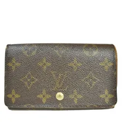【中古】 ルイヴィトン LOUIS VUITTON ポルトモネ ビエ トレゾール L字ファスナー 二つ折り 財布 モノグラム レザー M61730 08MS745