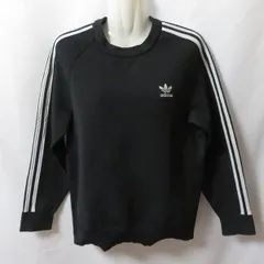 古着 メンズXS adidas originals/アディダス オリジナルス ニット スウェットシャツ トレーナー スポーツ ブラック/ホワイト DH5754 fg4637