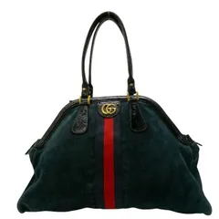 GUCCI グッチ 515937 トートバッグ ハンドバッグ 手持ち鞄 肩掛け タイガーヘッド GGマーモント パテントレザー スエード ネイビー系