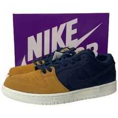 新品 22年製 NIKE SB DUNK LOW PRO PRM  US9.5/27.5 ナイキ エスビー ダンク ロー プレミアム デザートオーク×ミッドナイトネイビー  DX6775-400