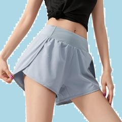 【新着商品】レギンス ショートパンツ ヨガパンツ 短パン 9分丈 スパッツ 一体型 ジョガーパンツ 部屋着 ジム ヨガウェア レディース フィットネス スポーツ トレーニング ポケット付き SKY] ハイウエスト 美脚 ストレッチ [MORGEN 通気 速乾