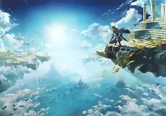 【中古】雑貨 [単品] スチールポスター パッケージデザイン 「Switchソフト ゼルダの伝説 ティアーズ オブ ザ キングダム Collector’s Edition」