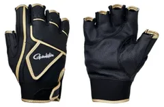がまかつ CORDURA (R) トーナメントグローブ (5本切) GM-7293 ブラック×ゴールド Lサイズ / メール便可 / gamakatsuのサムネイル