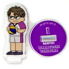 【中古】アクリルスタンド・アクリルパネル 牛島若利 「ハイキュー!!プラザ ジロリ トレーディングミニアクリルスタンド vol.2」