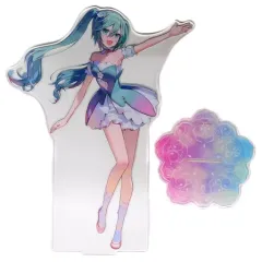 【中古】雑貨 初音ミク プラチナムザッカビッグクリアスタンド“初音ミク＆巡音ルカ” 「VOCALOID」