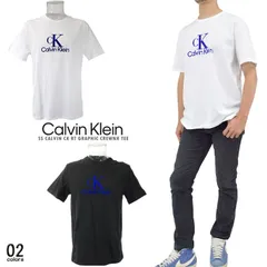CALVIN KLEIN カルバン・クライン クルーネックTシャツ 海外限定 USモデル グラフィック CKロゴ 半袖ティー メンズT 半TEE ユニセックス 男女兼用 ギフト プレゼント