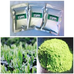 【もて茶って】狭山粉末煎茶１００g×３袋　本年度産上級狭山茶100%使用