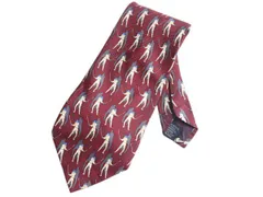 【お得なクーポン配布中!】 90s USA製 100% シルク ポロ ラルフローレン ネクタイ 古着 オールド 総柄 ゴルフ ゴルファー SILK ブランド ビジネス カジュアル トラッド