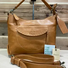 A046 Dakota ダコタ 本革レザー 2WAYショルダーバッグ/ハンドバッグ/斜め掛け トートバッグ/ブラウン系