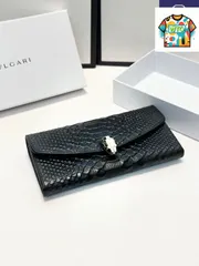 【今日特価】Bulgari ブルガリ レザーウォレット 高品質仕上がりのファッショナブルデザイン-WTO輸入2