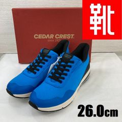 M-423 ■kutsu.com公式■CEDAR CREST スパットシューズ  CC-50750　【EC限定カラー】　ブルー　26.0cm