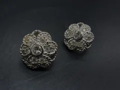 NINA RICCI ニナリッチ ラインストーン クリップ式 イヤリング アクセサリー レディース シルバー系 DH7566