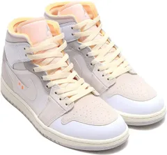 [ナイキ] エア ジョーダン 1 ミッド SE クラフト [AIR JORDAN 1 MID SE CRAFT] ホワイト/ファントム/セイル/グレー DM9652-100 正規品(商品種類を選択するとサイズが表記されます）