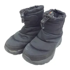 THE NORTH FACE ノースフェイス NF52076 Nuptse Bootie WP Logo Short ヌプシ ブーティ ウォータープルーフ ロゴ ショート ブラック系 23cm【中古】