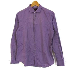 ポールスミス コレクション 長袖シャツ カラーシャツ トップス メンズ Mサイズ パープル系 Paul Smith COLLECTION 【中古】