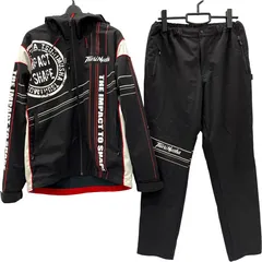 釣武者　ジャージ　セットアップ　上下　フィッシング　黒　金　ロゴ　鬼　L 釣武者 ジャージ セットアップ 上下 フィッシング 黒 金 ロゴ 鬼