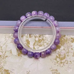 天然石★【チャロアイト】★天珠型ブレスレット 天然石B 9.1*9.2mm ZB8660