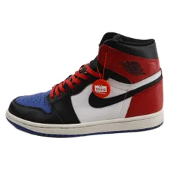 NIKE (ナイキ) AIR JORDAN 1 RETRO HIGH OG TOP 3 エアジョーダン1 トップ3 ハイカットスニーカー ブラック/レッド/ブルー 555088‐026 US8/26cm