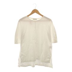 美品 theory luxe セオリー 3101016 Tシャツ 38(M) 半袖 ウォッシャブル クルーネック レディース AN899A36 