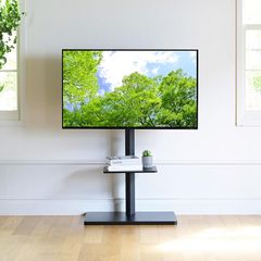 ニトリ 壁寄せテレビスタンド(ヘキ BK) 商品コード 8050932 - メルカリ