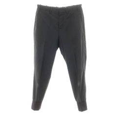 【中古】ニールバレット NEIL BARRETT ストレッチポリエステル リブパンツ ブラック【サイズ44】【メンズ】