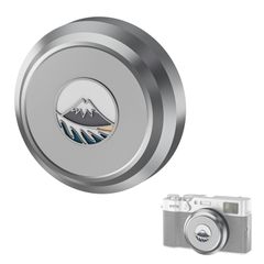 【人気商品】キズ防止内側付き シルバー レンズ保護カバー スナップオン式 銀 アルミ合金製 X100V&X100VI用 CA112 レンズキャップ NEEWER