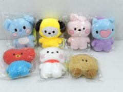 [미품/태그 첨부] BT21 BABY 탄톤 MLB 봉제인형 S KOYA/RJ/SHOOKY/MANG/CHIMMY/TATA/COOKY 정리 세트 BTS 방탄소년단(056)