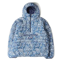 Supreme シュプリーム ジャケット サイズ:XL 22AW ペイズリー柄 ハーフジップ プルオーバー ダウン ジャケット Micro Down Half Zip Hooded Pullover ブルーペイズリー アウター ブルゾン コート【メンズ】のサムネイル