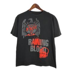 SLAYER スレイヤー Ｔシャツ バンド ブラック(メンズ L)中古 古着 U2245