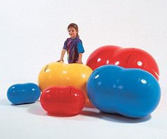 ギムニク フィジオロール 70cm 青いピーナッツ型バランスボール - メルカリ