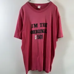 T-290 90s ヴィンテージ Levi's 501 Tシャツ レッド L