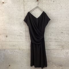 BCBG黒カシュクールミニドレス