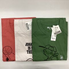 新品 ユニクロ UT ARCHIVE レトロピーナッツ」 半袖 丸首 プリントTシャツ 3点セット XXL タグ付き MS0016