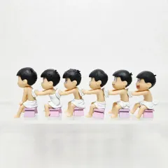 BANDAI(バンダイ) おそ松さん 浴場 にじみ ガチャ 6 種 フルセット