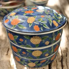 未使用　美濃焼　喜峰窯　絵変わり　蓋付碗＆半月盆＆スプ－ン　茶碗蒸し器セット Amazon.co.jp: 美濃焼 喜峰窯 お碗＆漆器お盆&スプーン 絵変わり