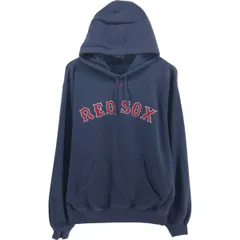 古着 ナイキ NIKE TEAM MLB BOSTON RED SOX ボストンレッドソックス スウェットプルオーバーパーカー メンズM相当/eaa411953