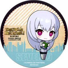 [중고]코스터(캐릭터) 백합(일착) 코스터 [DOUBLE DECKER! 더그&키릴×GOOD SMILE×animatecafe] 메뉴 주문 특전
