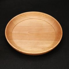 ⑳木の皿　木の器　直径17.3センチ
