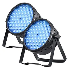 2 BETOPPER ステージライト 54x3W RGB LED 舞台照明 ディスコライト