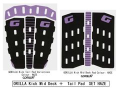 Gorilla Grip　Kick Tail ＋MID Pad　SET　Colour HAZE