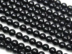 オニキス 丸玉 2mm【1連販売】 / 7-1 OX2M