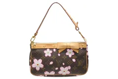 極美品 LOUISVUITTON ルイヴィトン ポシェット アクセソワール アクセサリーポーチ M92006 モノグラム チェリーブロッサム 村上隆 中古 4b006633