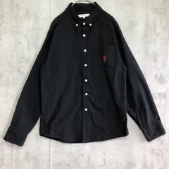 U.S. POLO ASSN.    ユーエスポロアッスン    ボタンダウンシャツ　黒　メンズ　Lサイズ